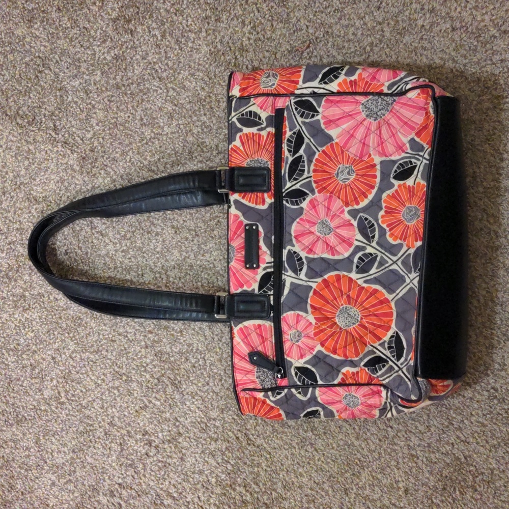Vera Bradley Laptop Tote - Cheery Blossom